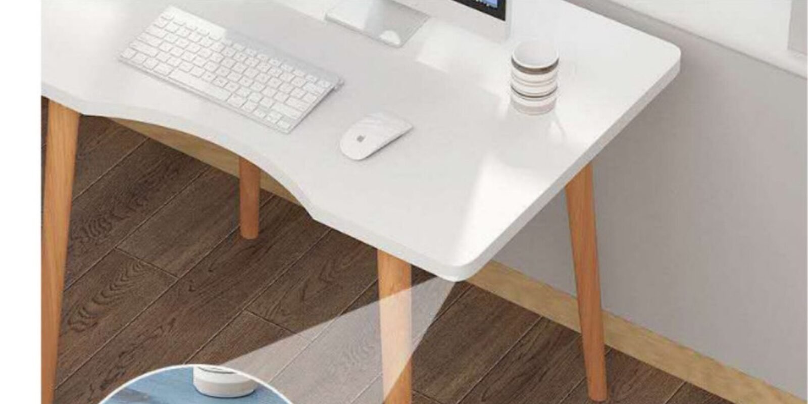 Bàn Ikea hộc ngăn kéo chân sắt