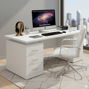 Bàn làm việc cho quản lý Uri trắng